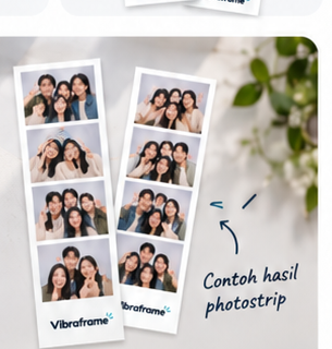 Contoh hasil photostrip Vibraframe
